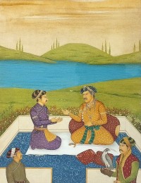 Syed A. Irfan, 10 x 13 Inch, Watercolor on Wasli, Figurative Painting, AC-SAI-042